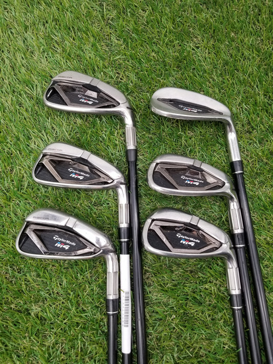 2018 TAYLORMADE M4 IRON SET 6I-PW,GW REGULAR FUJIKURA ATMOS RED 6 GOOD