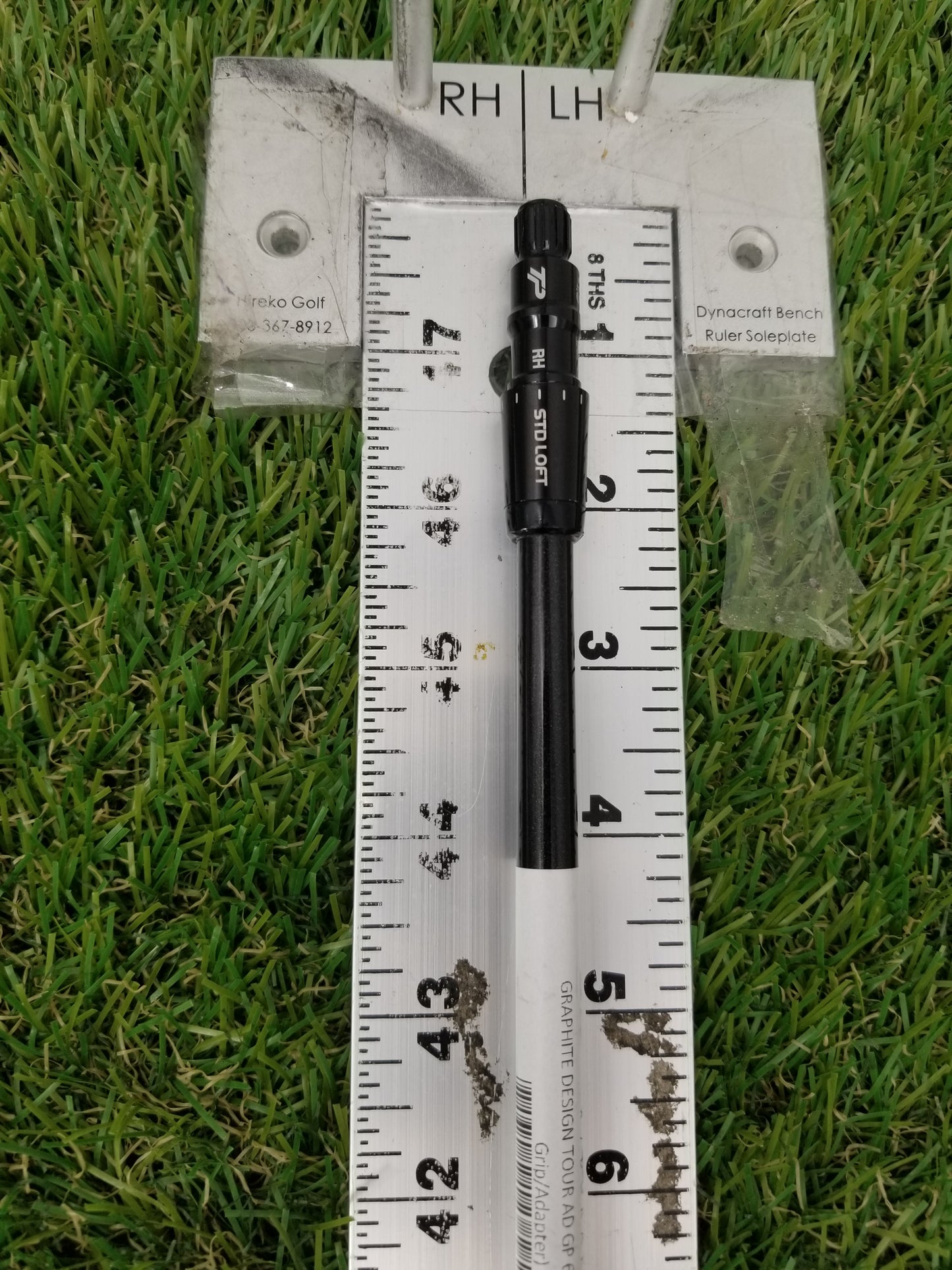 GRAPHITE DESIGN TOUR AD GP 6 DRIVER SHAFT STIFF 66G 44" TM TP TIP VERYGOOD