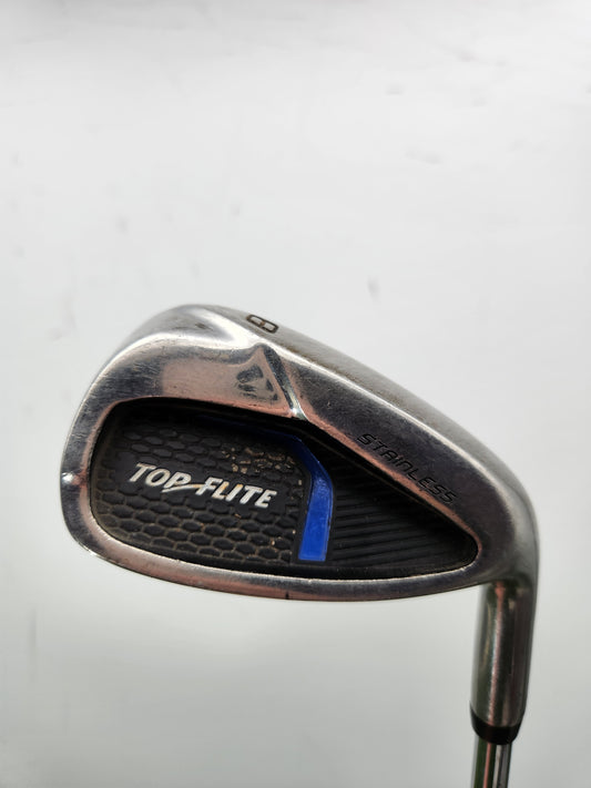 TOP FLITE STAINLESS 8 IRON REGULAR STEEL 36.5" GOOD