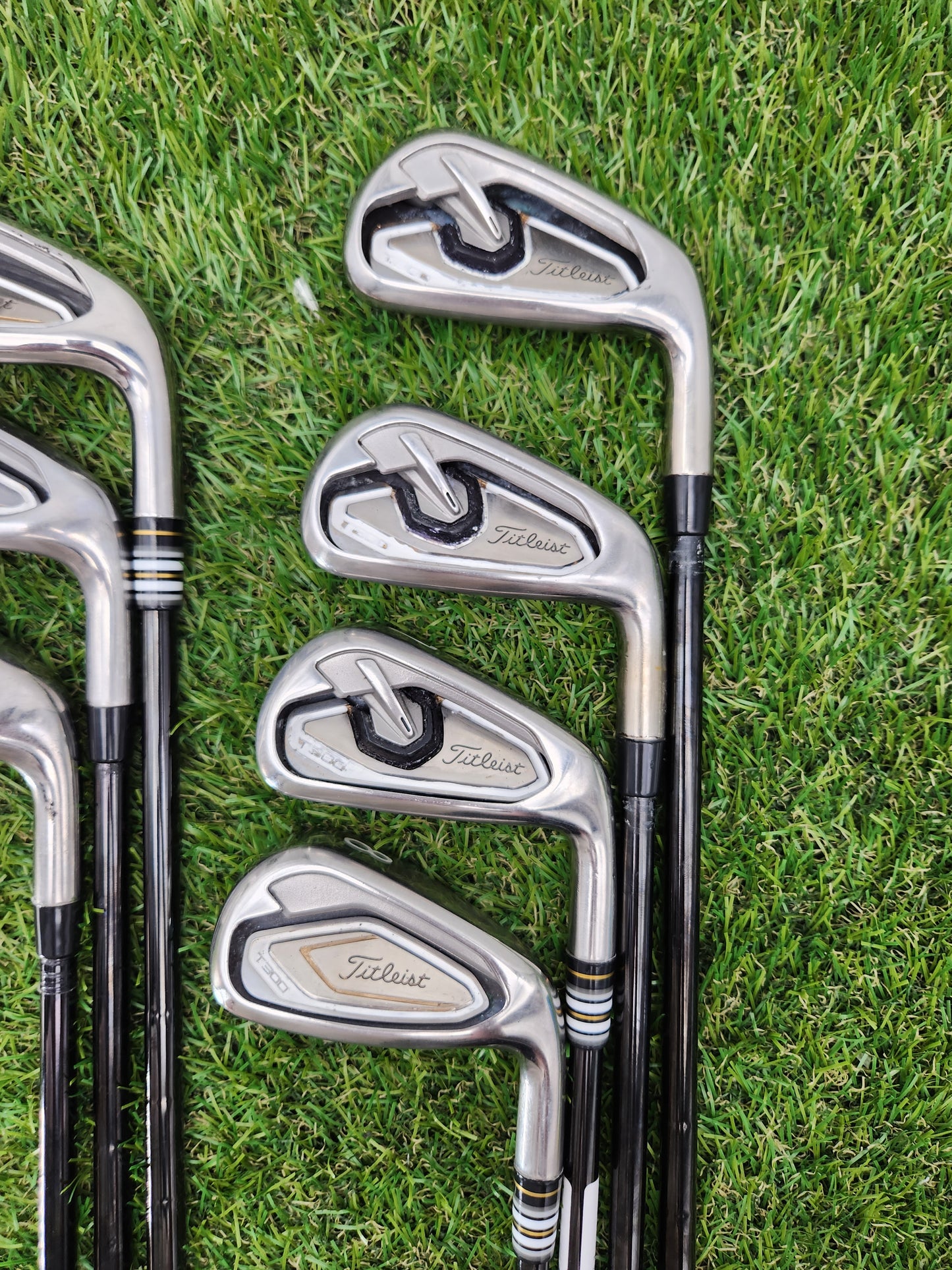 2019 TITLEIST T300 IRON SET 5-PW,GW STIFF KBS CUSTOM EXPERIENCE GOOD