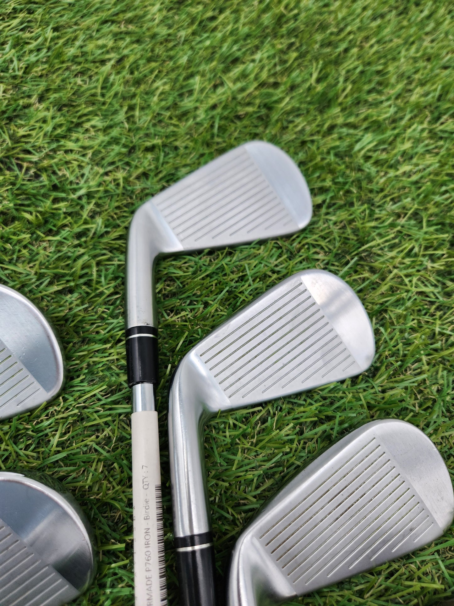 2019 TAYLORMADE P760 IRON SET 4-PW STIFF KBS TOUR GOOD