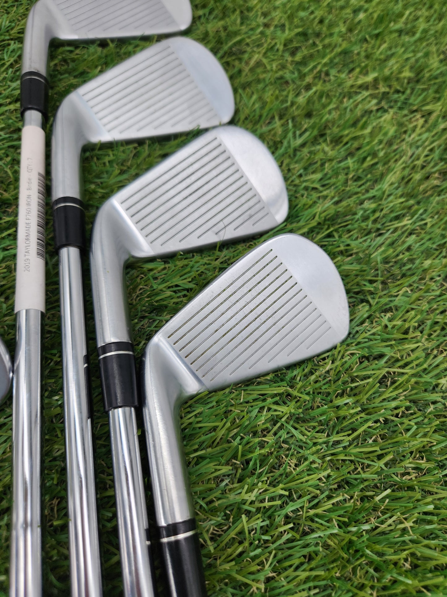 2019 TAYLORMADE P760 IRON SET 4-PW STIFF KBS TOUR GOOD