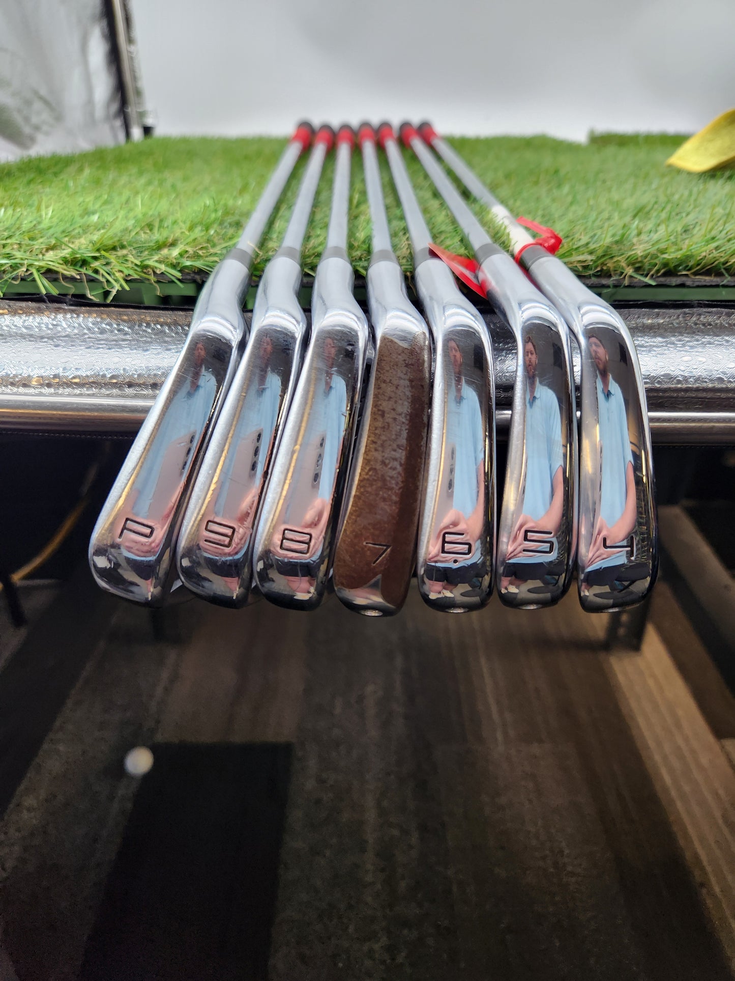 2019 TAYLORMADE P760 IRON SET 4-PW STIFF KBS TOUR GOOD