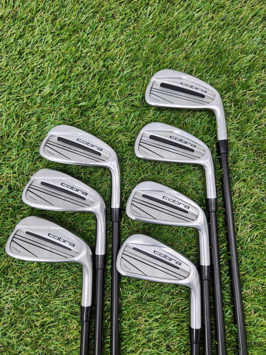 2023 COBRA KING TOUR IRON SET 4I-PW XSTIFF FUJIKURA AXIOM VELOCORE 125 VERYGOOD