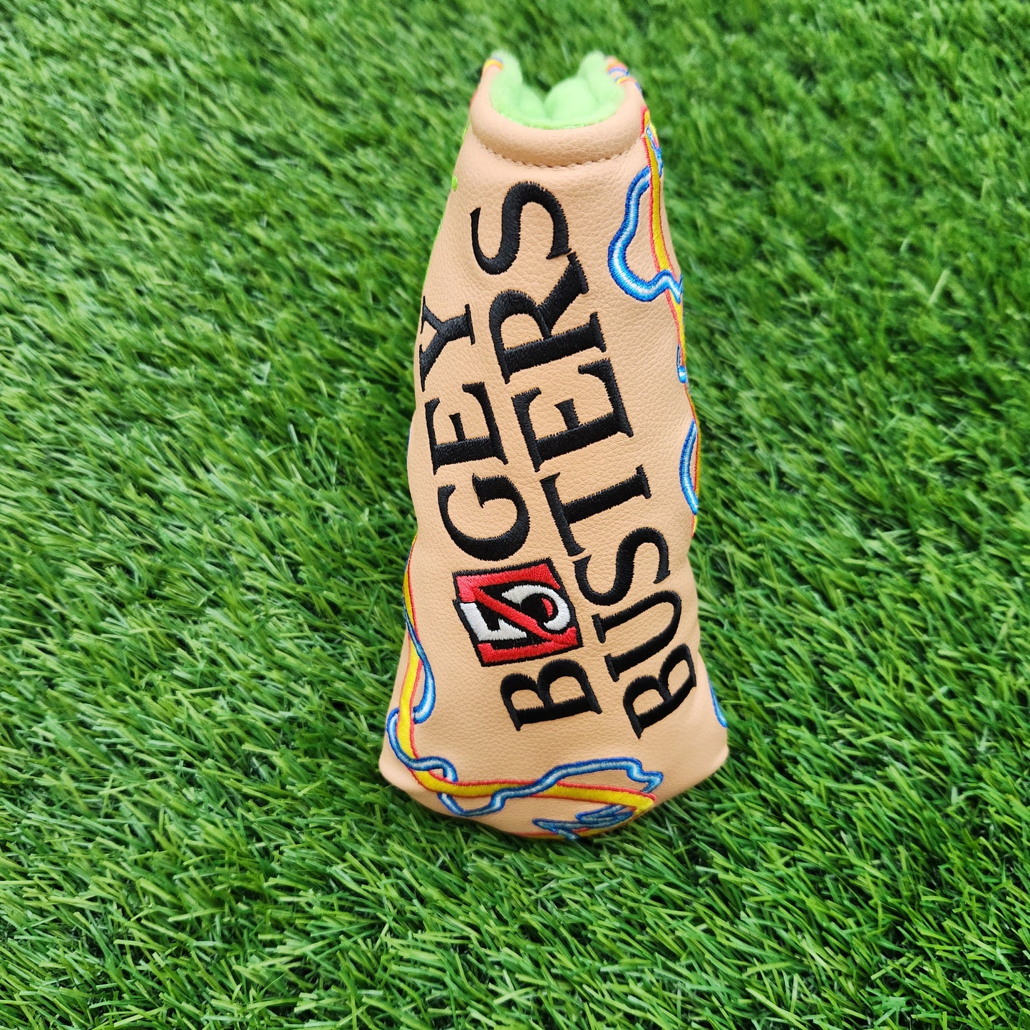 TOULON BOGEY BUSTERS BLADE PUTTER HEADCOVER VERYGOOD