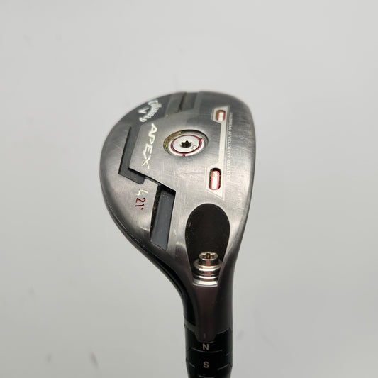 2021 CALLAWAY APEX 21 4 HYBRID 21* SENIOR UST MAMIYA RECOIL DART 75H +HC GOOD