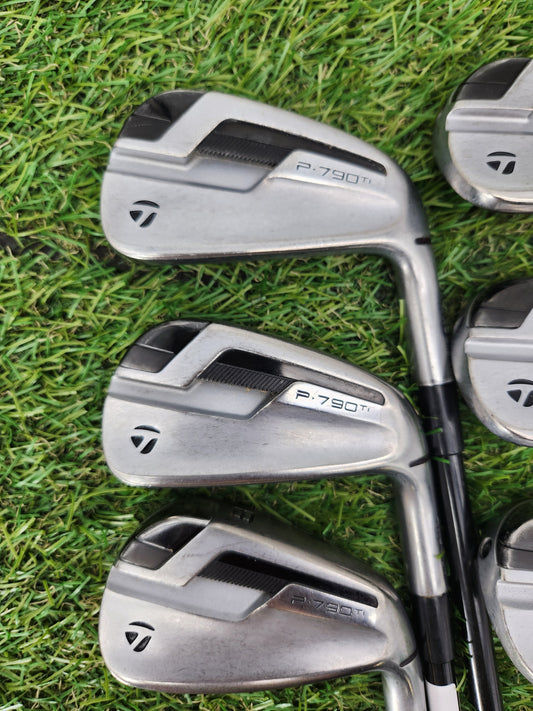 2019 TAYLORMADE P790 TI IRON SET 6-GW REG MITSU MMT 65 GOOD