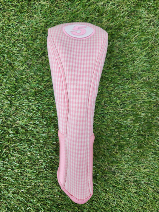 PINK 5 FAIRWAY WOOD HEADCOVER VERYGOOD