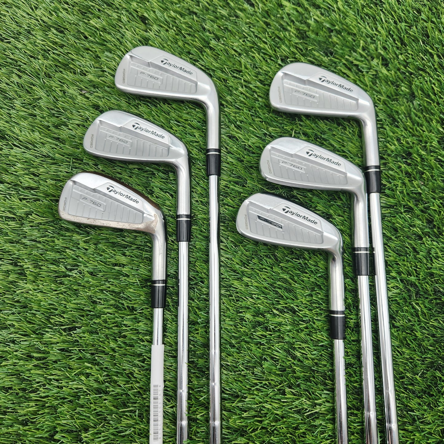 2019 TAYLORMADE P760 IRON SET 5-PW STIFF KBS TOUR GOOD