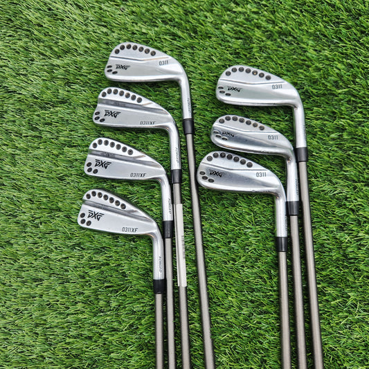 2016 PXG 0311 GEN1 CHROME IRON SET 5-GW REG AEROTECH STEELFIBER I80 FAIR