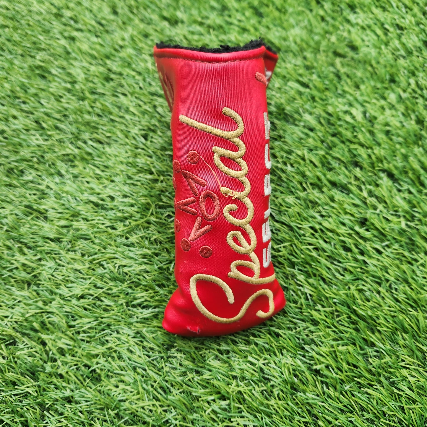 SCOTTY CAMERON SPECIAL SELECT RED BLADE PUTTER HEADCOVER FAIR