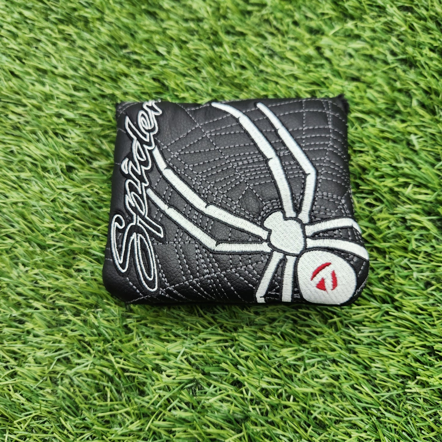 TAYLORMADE BLACK SPIDER MALLET HEADCOVER VERYGOOD