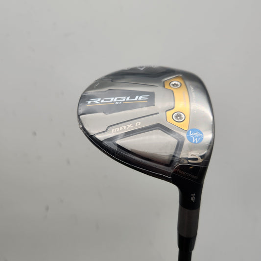 NEW CALLAWAY ROGUE ST MAX D 5 WOOD 19* LADIES PROJX CYPHER 40 +HC BRANDNEW