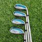 TOUR EDGE LADY EDGE CLUB SET DR,3W,5W,6H,7H,8-GW,PUTTER LADIES FLEX +HC GOOD