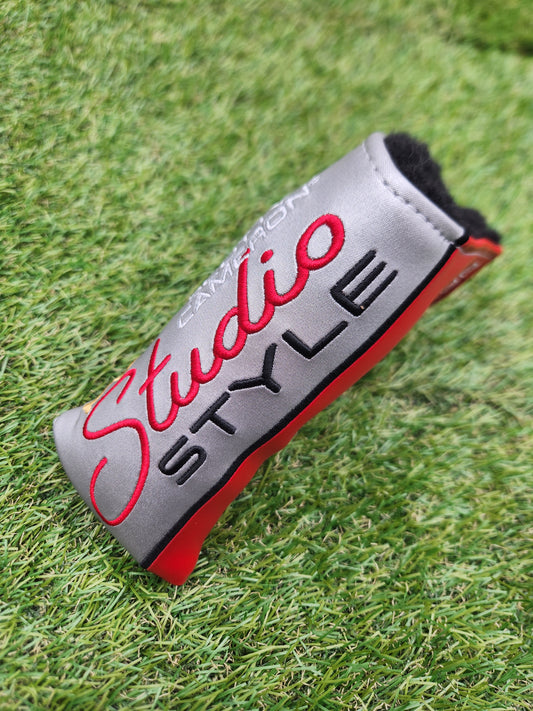 SCOTTY CAMERON STUDIO STYLE BLADE PUTTER HEADCOVER VERYGOOD