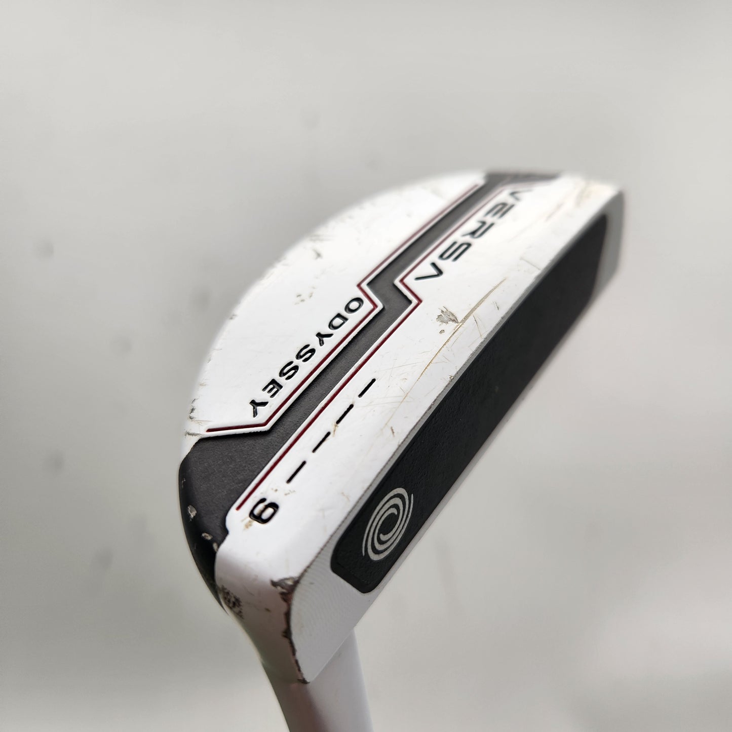2013 ODYSSEY VERSA 9 WHITE BLACK WHITE PUTTER STEEL 34.5" FAIR