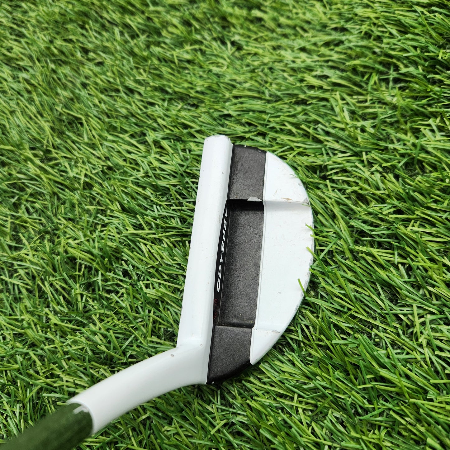 2013 ODYSSEY VERSA 9 WHITE BLACK WHITE PUTTER STEEL 34.5" FAIR