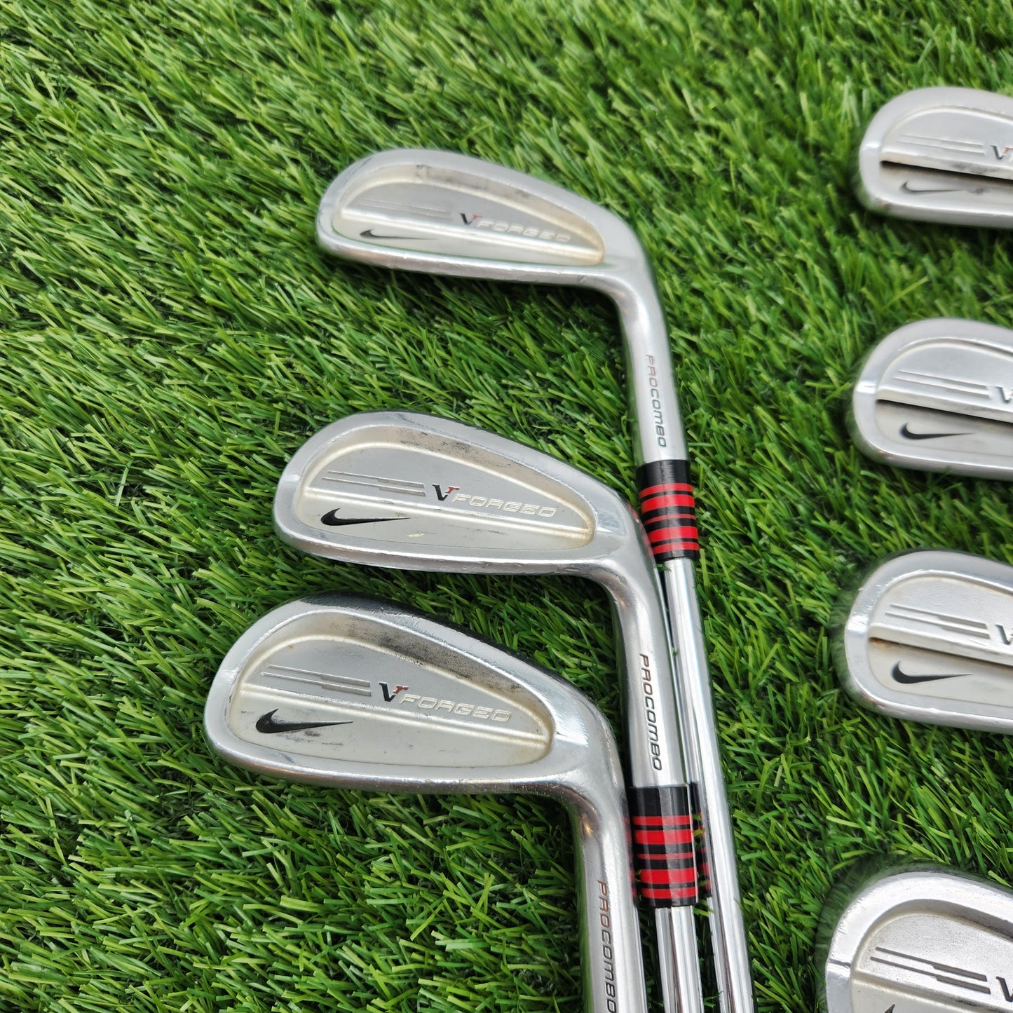 2011 NIKE VR PRO COMBO IRON SET 4-PW XSTIFF KBS TOUR 130 X VERYGOOD