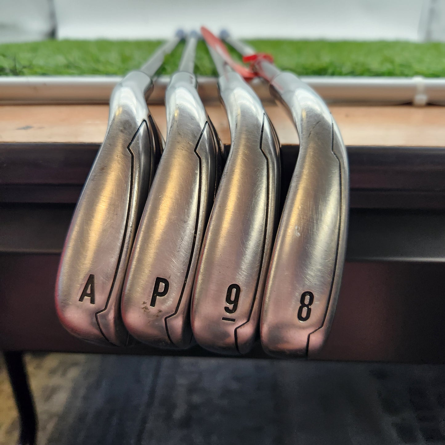 2015 CALLAWAY XR IRON SET 8I-PW,GW SENIOR PROJECT X 55G GOOD
