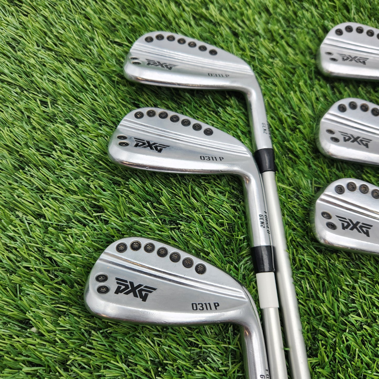 2018 PXG 0311P GEN2 CHROME IRON SET 5-PW STIFF FUJI MCI 120 FAIR