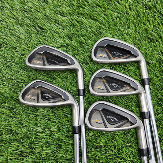 2013 CALLAWAY X2 HOT IRON SET 6-PW STIFF STEEL SHAFT FAIR