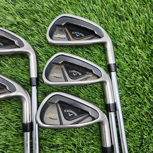 2013 CALLAWAY X2 HOT IRON SET 6-PW STIFF STEEL SHAFT FAIR