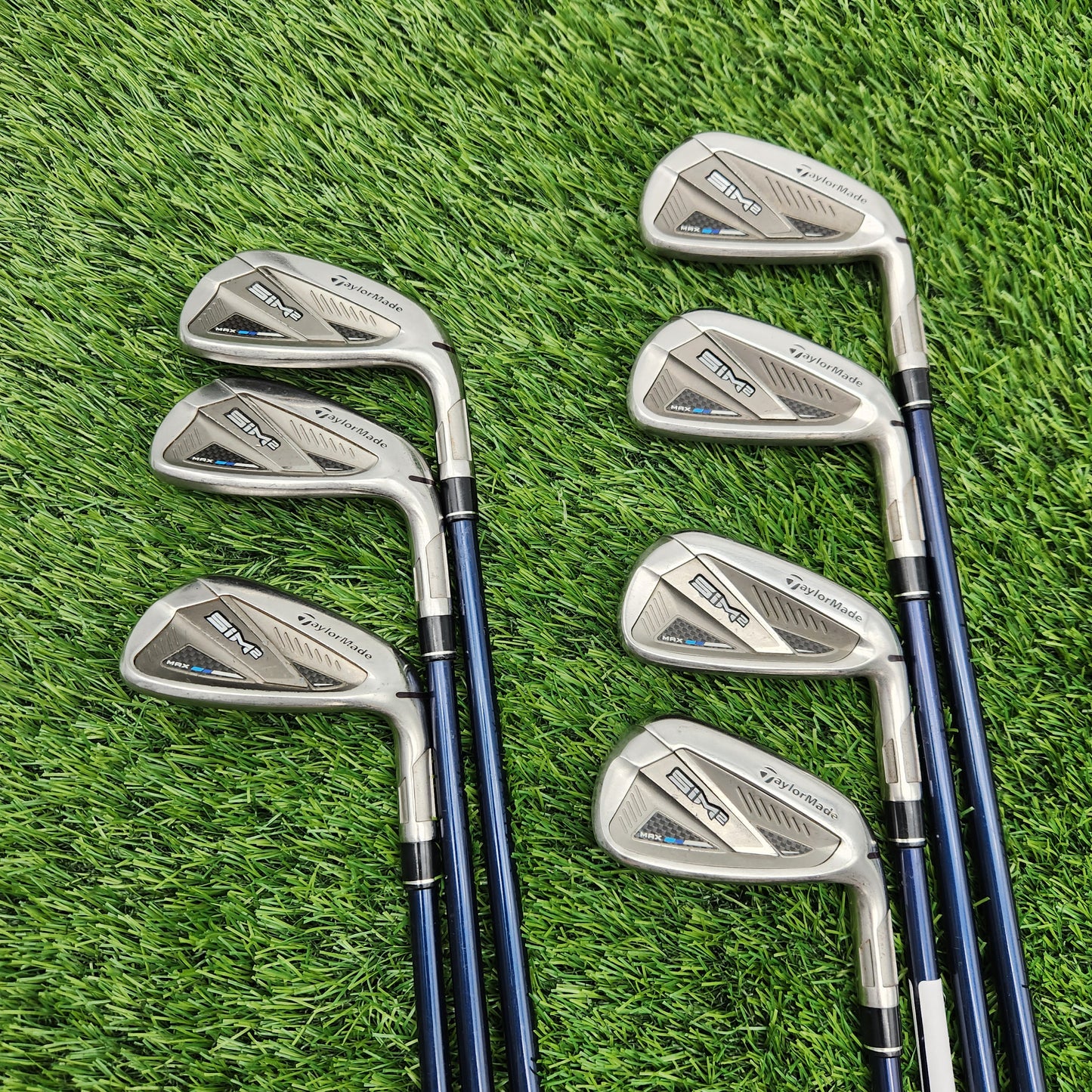 2021 TAYLORMADE SIM2 MAX IRON SET 5-GW SENIOR FUJI VENTUS VERYGOOD