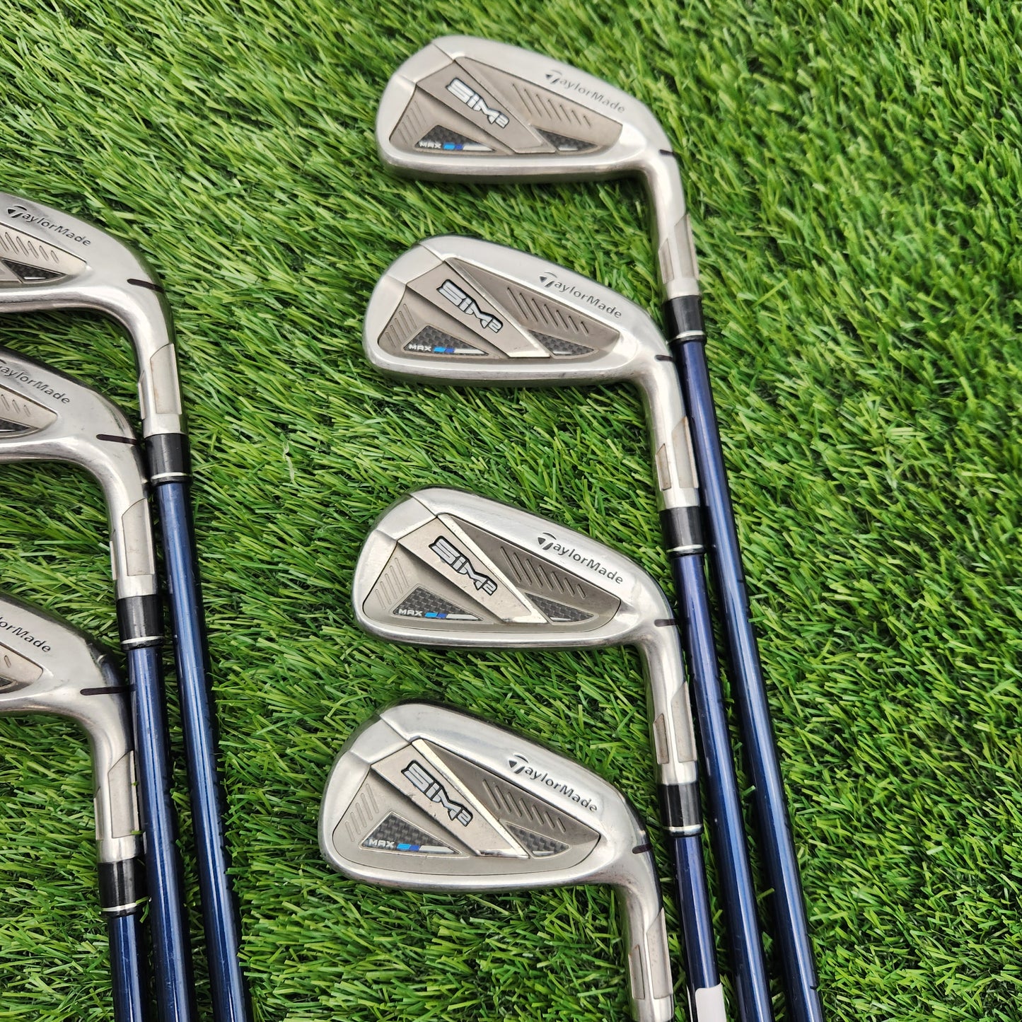 2021 TAYLORMADE SIM2 MAX IRON SET 5-GW SENIOR FUJI VENTUS VERYGOOD