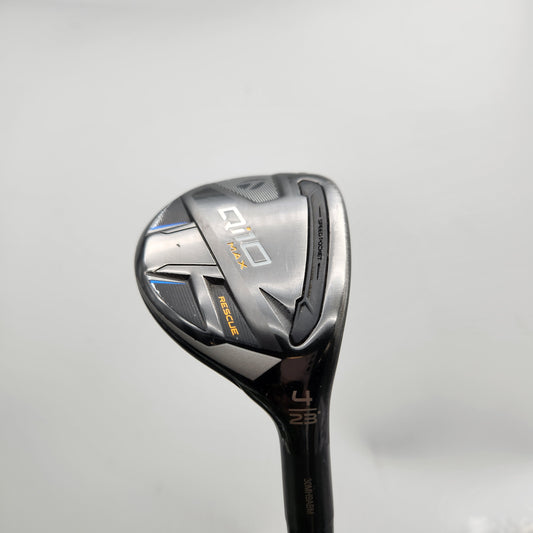 2024 TAYLORMADE QI10 MAX RESCUE 4 HYBRID 23* SENIOR FUJI SPEEDER NX 50 FAIR
