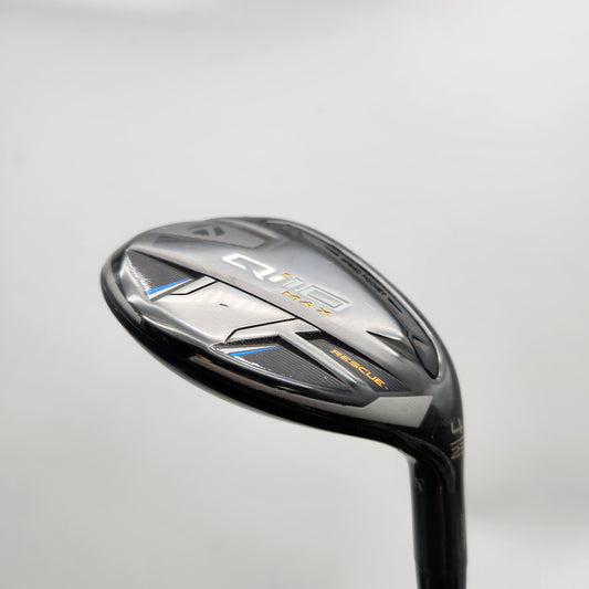 2024 TAYLORMADE QI10 MAX RESCUE 4 HYBRID 23* SENIOR FUJI SPEEDER NX 50 FAIR