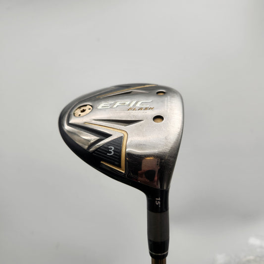 2019 CALLAWAY EPIC FLASH STAR 3 WOOD 15* SENIOR MAMIYA ATTAS ULTRA LIGHT 40 A FAIR