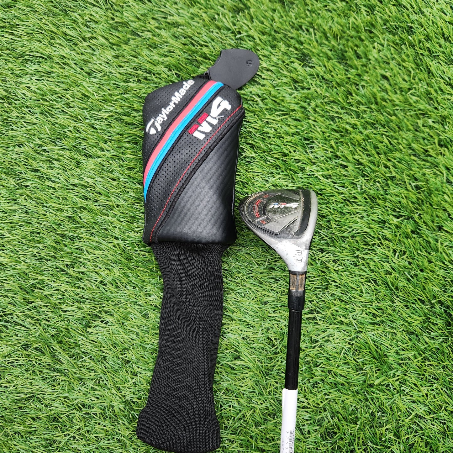 2018 TAYLORMADE M4 3 HYBRID 19* SENIOR FUJI ATMOS RED 5 POOR