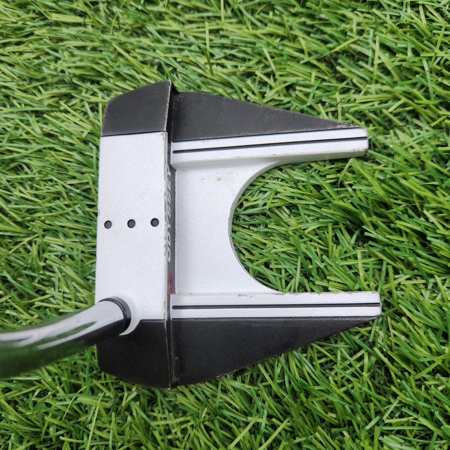 2013 ODYSSEY VERSA 90 7 BLACK WHITE BLACK PUTTER 35" GOOD