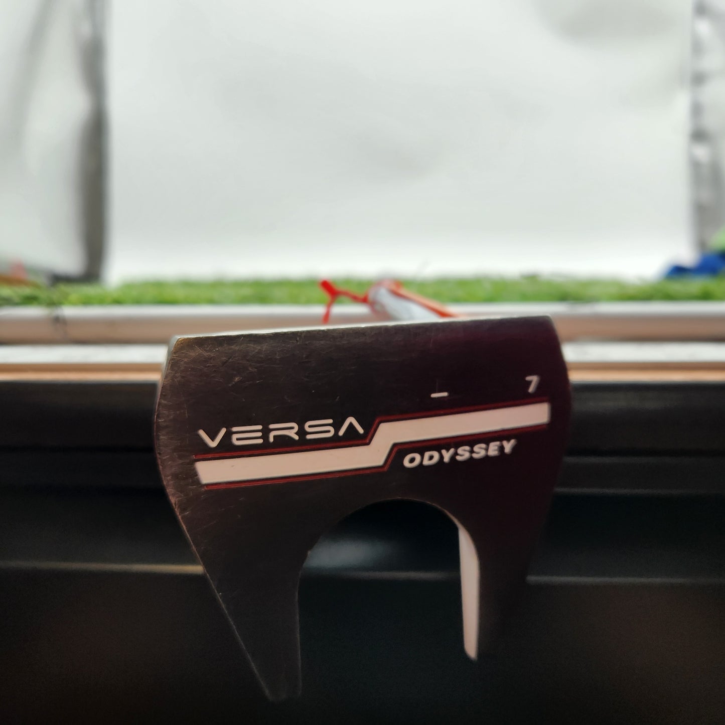 2013 ODYSSEY VERSA 90 7 BLACK WHITE BLACK PUTTER 35" GOOD