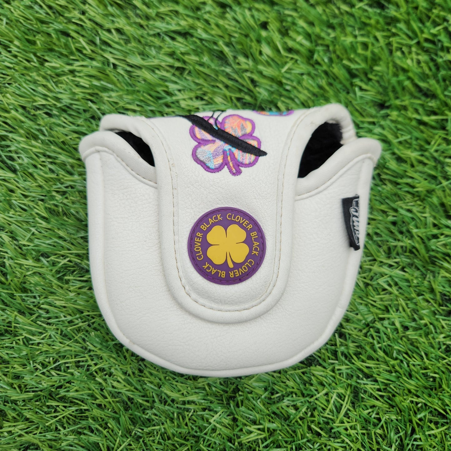 CMC BLACK CLOVER HULA MALLET PUTTER HEADCOVER VERYGOOD