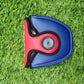 ODYSSEY RED WHITE AND BLUE MALLET PUTTER HEADCOVER VERYGOOD