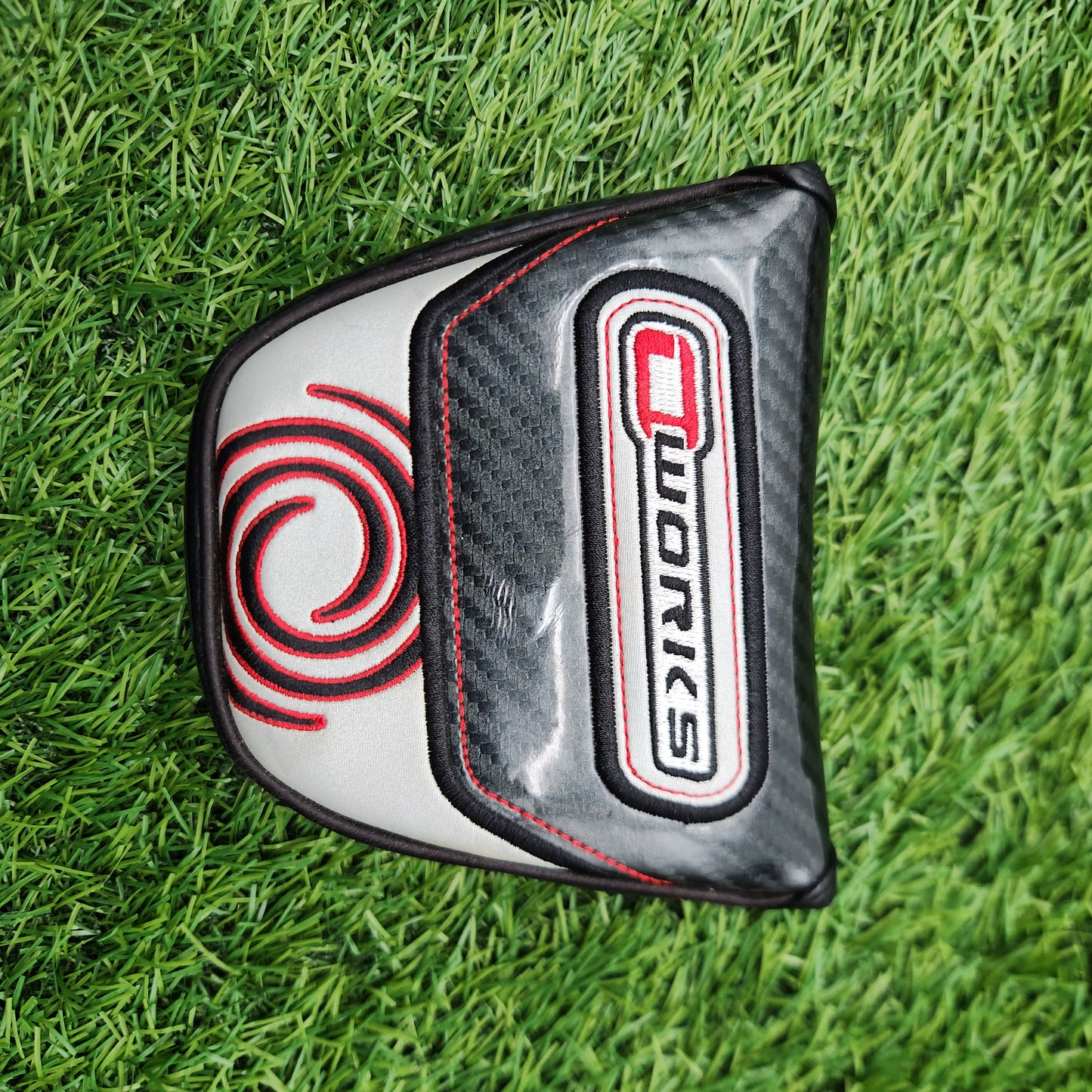 ODYSSEY O WORKS MALLET PUTTER HEADCOVER VERYGOOD