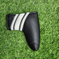 BLACK AND WHITE STRIPED BLADE HEADCOVER VERYGOOD