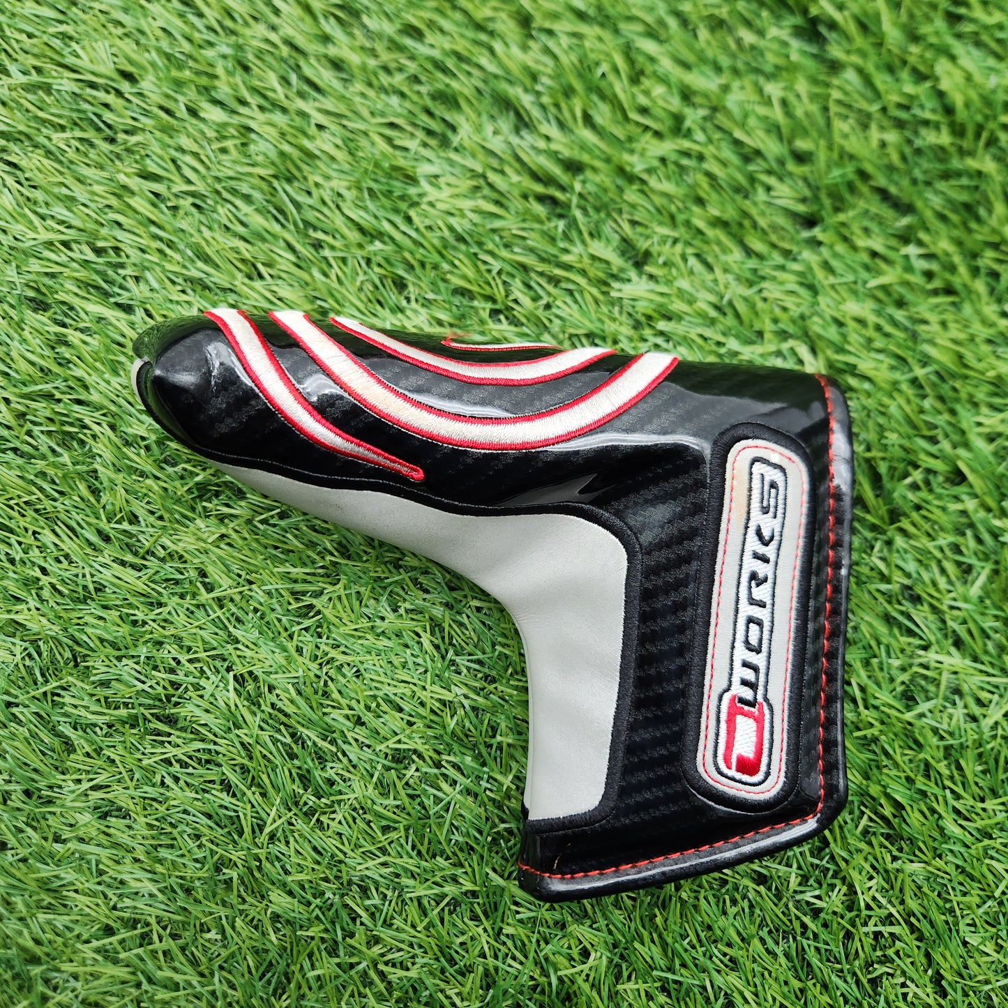 ODYSSEY O WORKS BLADE PUTTER HEADCOVER VERYGOOD