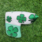 BLACK CLOVER LIVE LUCKY GREEN BLADE PUTTER HEADCOVER VERYGOOD