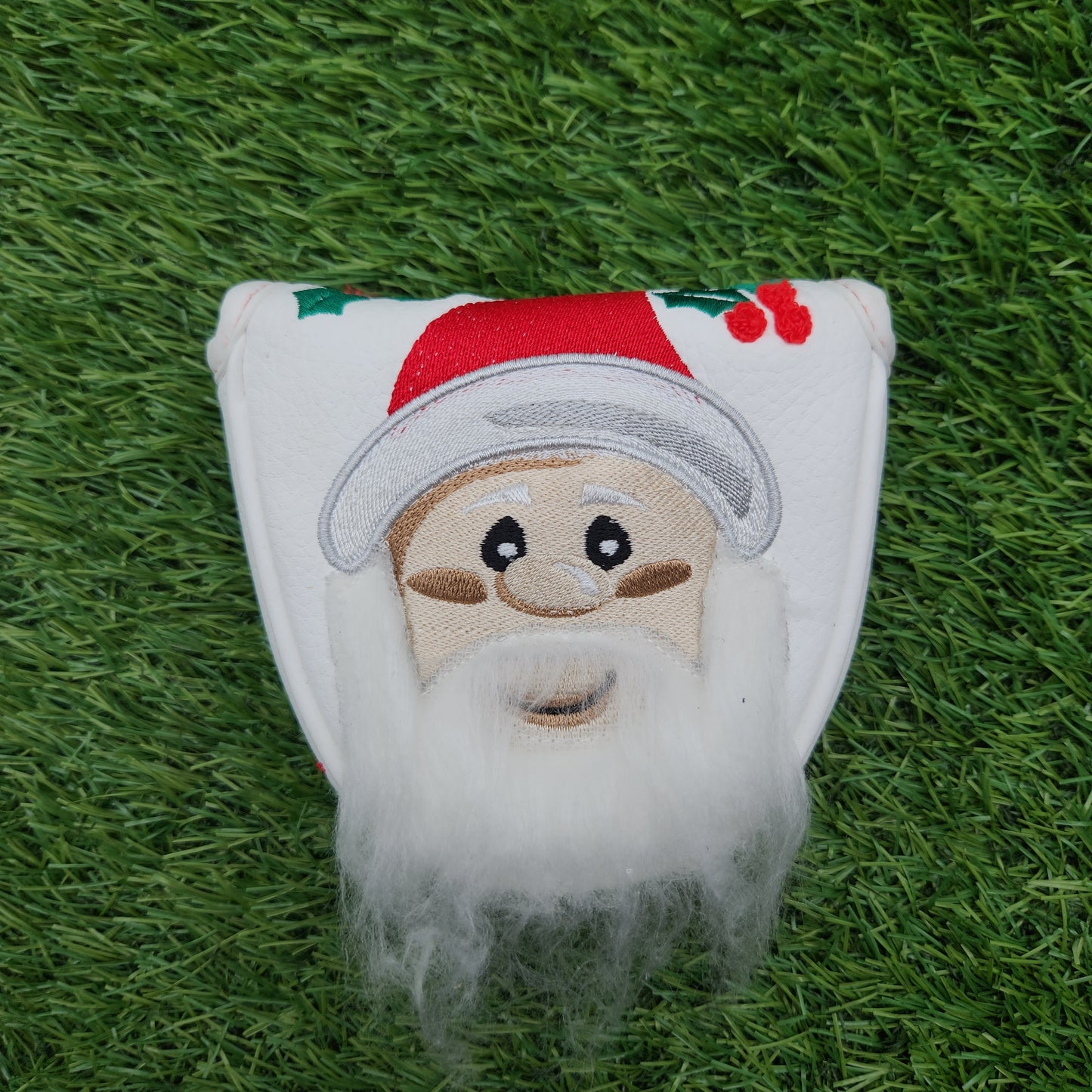 ODYSSEY SANTA CLAUS HOLIDAY MALLET PUTTER HEADCOVER VERYGOOD