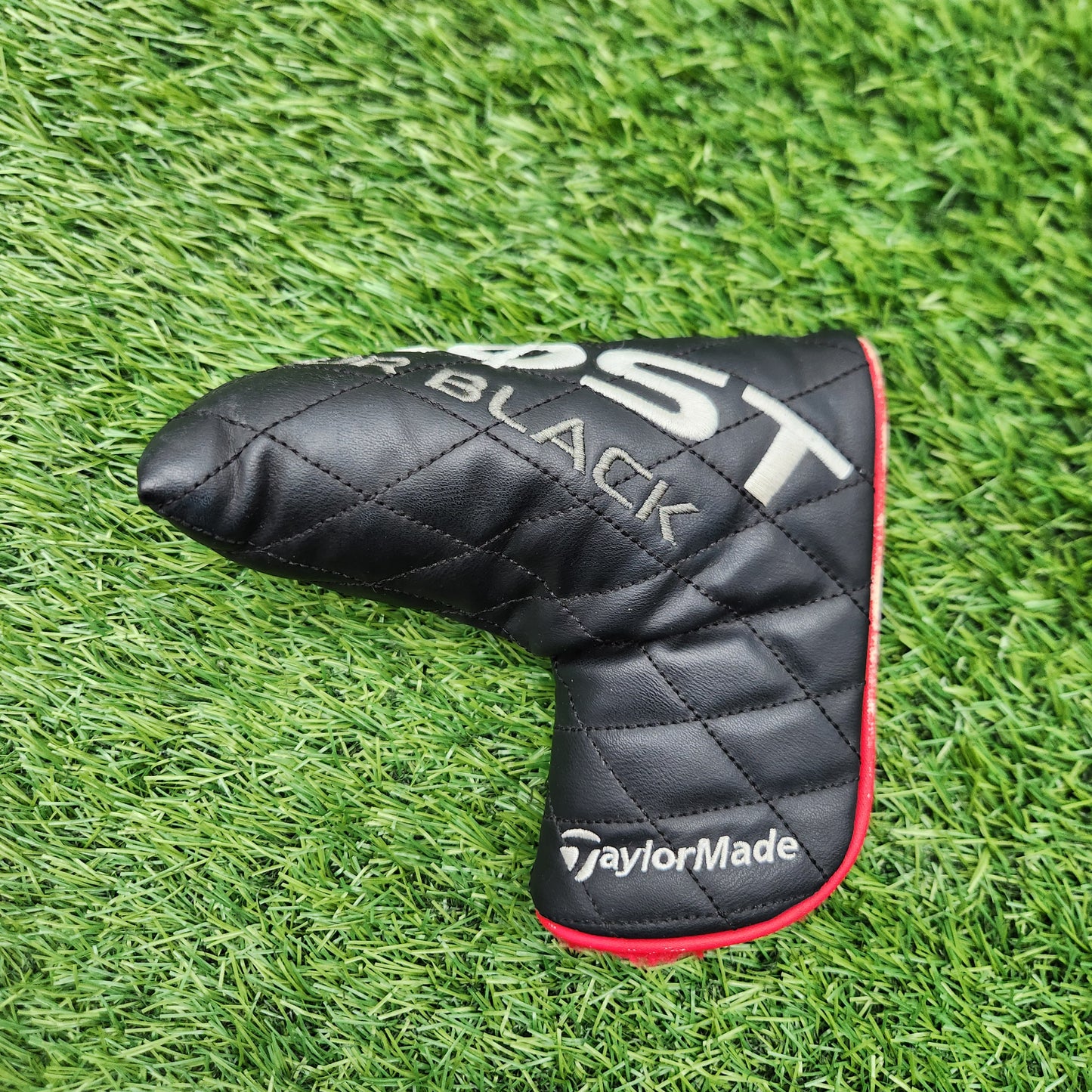 TAYLORMADE GHOST TOUR BLACK BLADE PUTTER HEADCOVER VERYGOOD