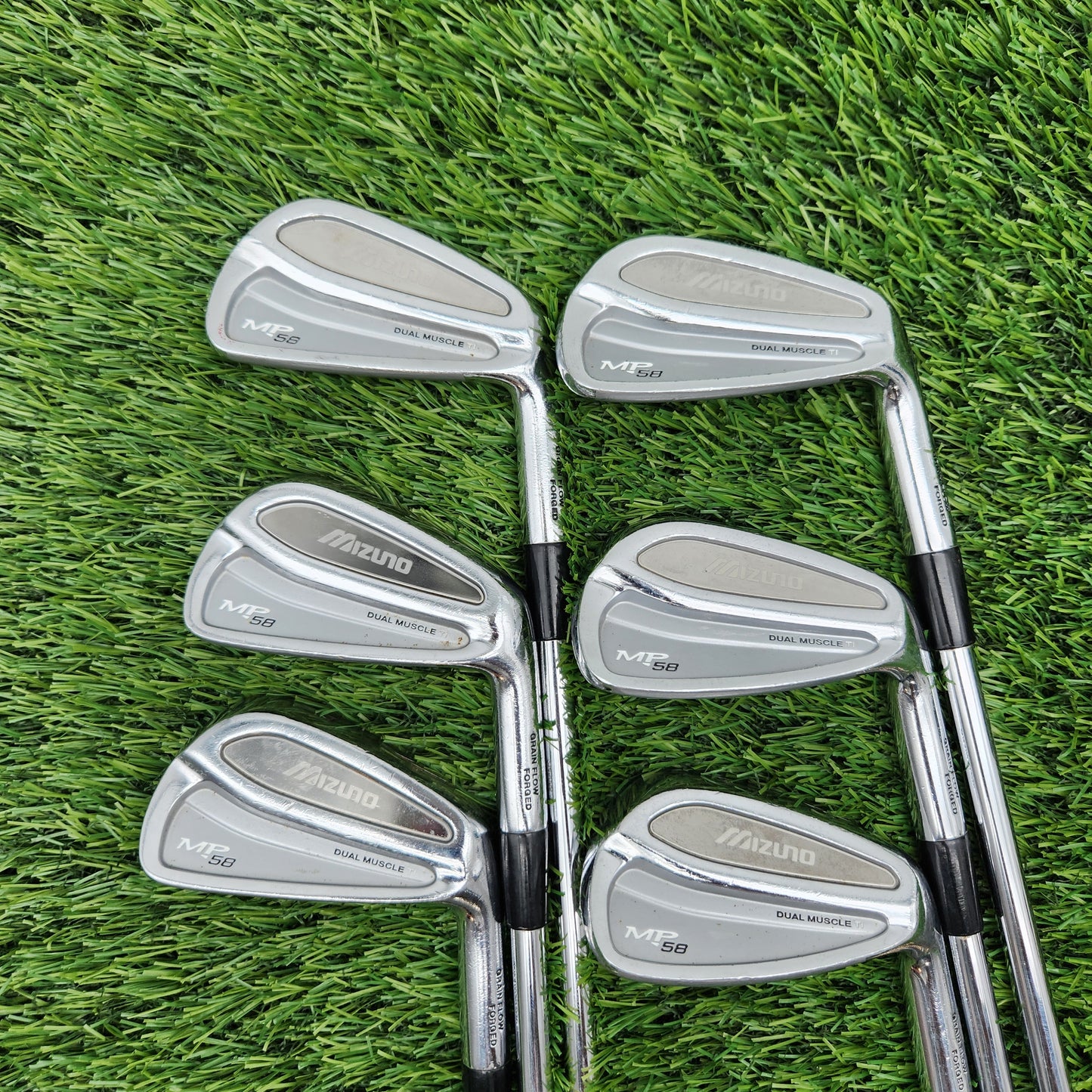 2010 MIZUNO MP58 IRON SET 5-PW REG TT GS95 FAIR