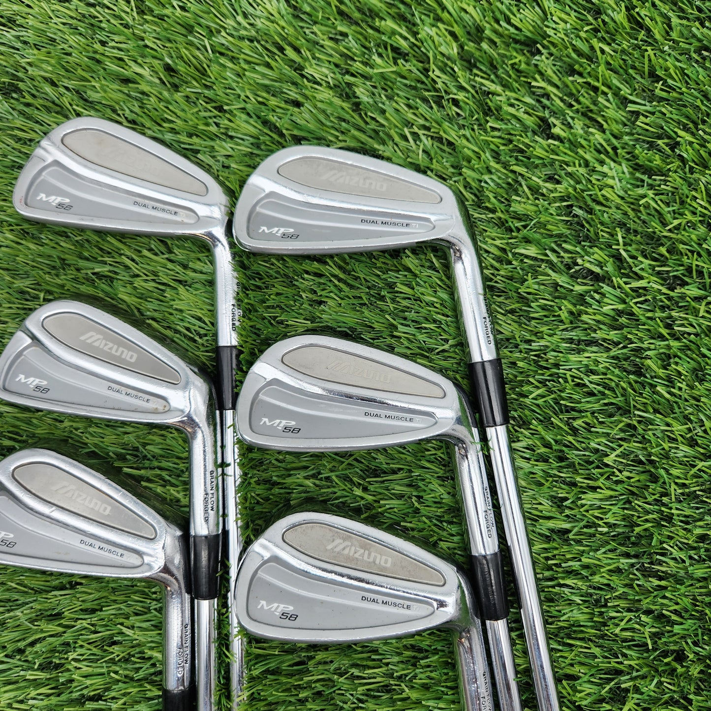 2010 MIZUNO MP58 IRON SET 5-PW REG TT GS95 FAIR