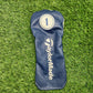 TAYLORMADE BLUE LEATHER DRIVER HEADCOVER