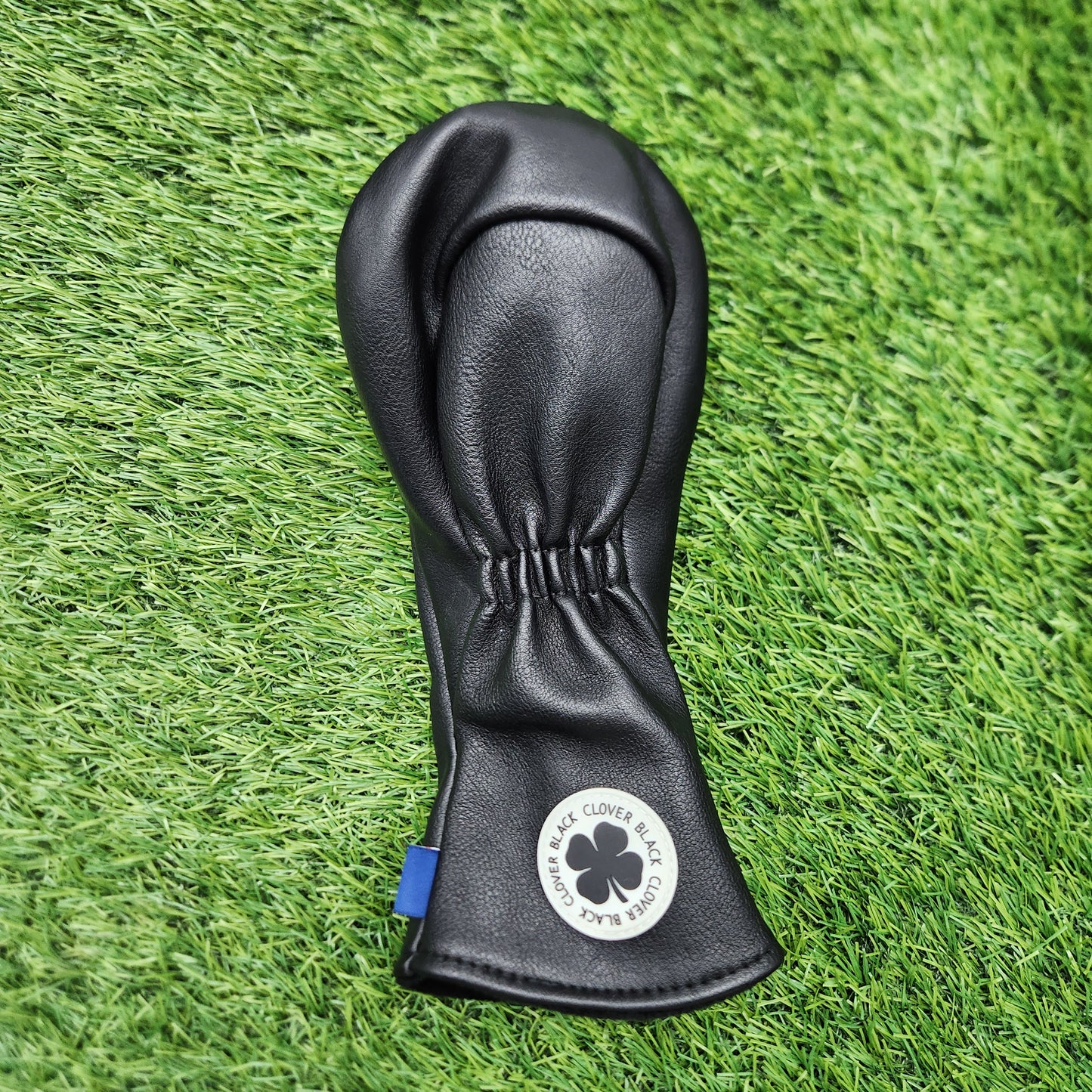 CMC DESIGNS BLACK CLOVER BLUE FAIRWAY HEADCOVER VERYGOOD