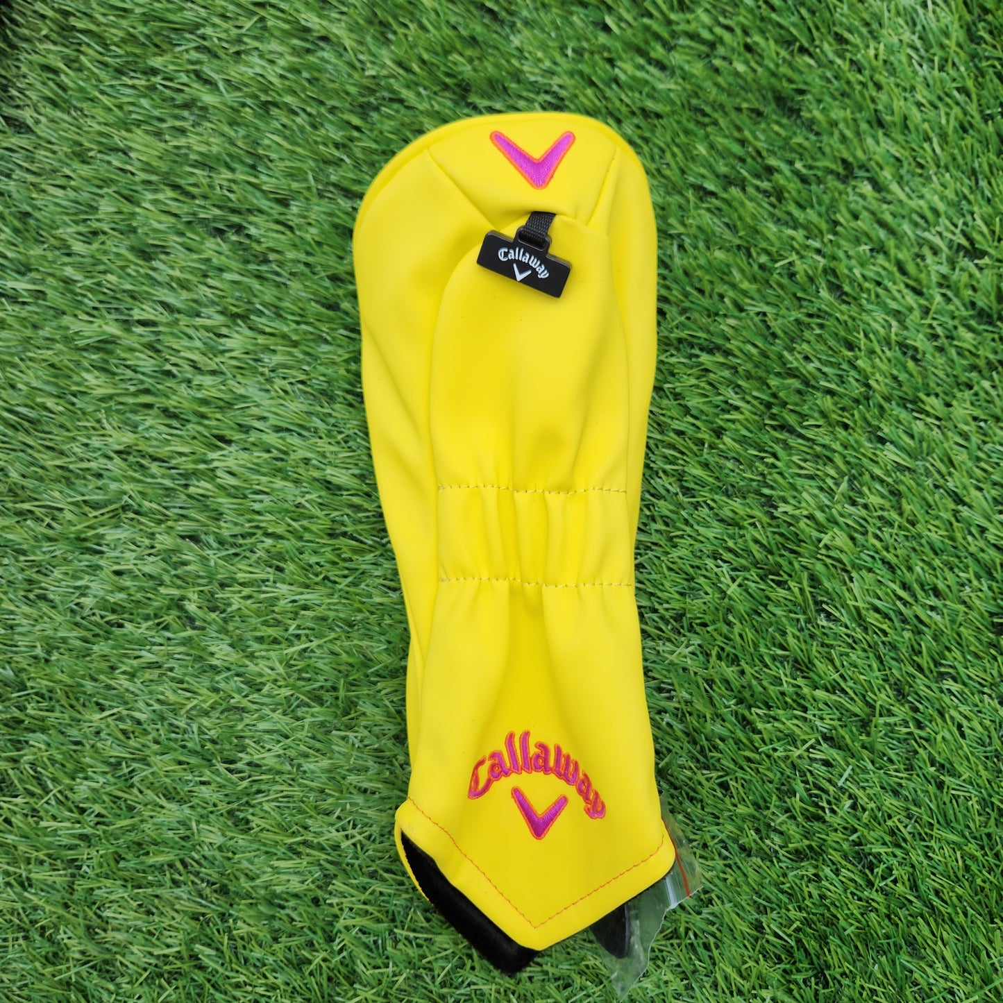 CALLAWAY LIMITED EDITION YELLOW PAISLEY FAIRWAY HEADCOVER BRANDNEW