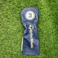 TAYLORMADE BLUE LEATHER FAIRWAY HEADCOVER VERYGOOD