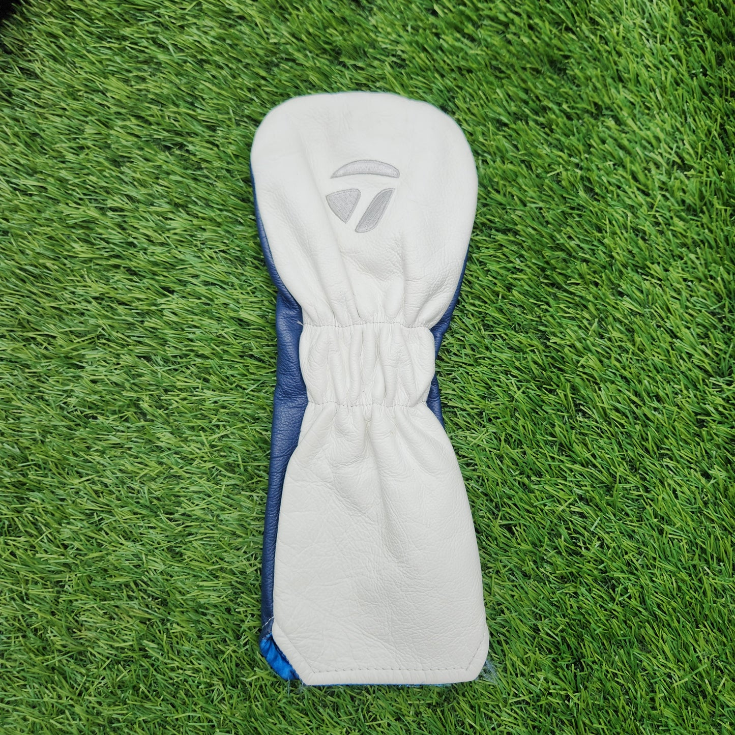 TAYLORMADE BLUE LEATHER FAIRWAY HEADCOVER VERYGOOD