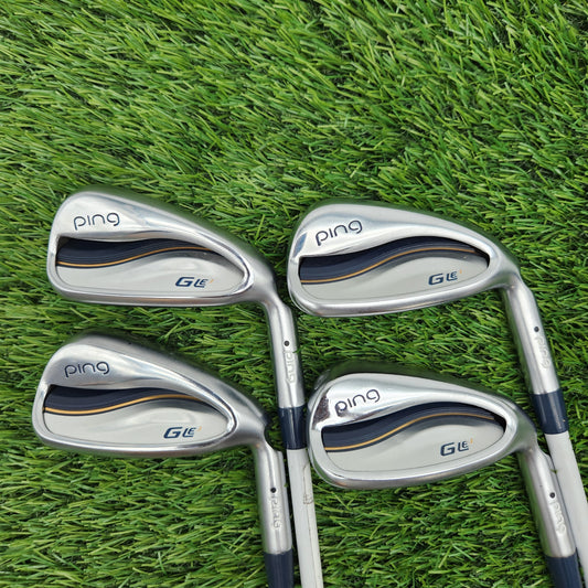 2023 PING G LE 3 IRON SET 7-PW LADIES PING ULT 250 (BLACK DOT) GOOD